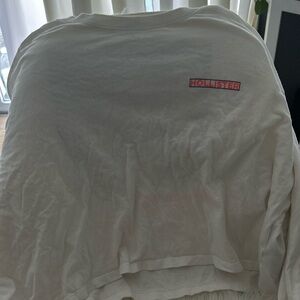 Hollister Long Sleeve Logo Cropped Tee: Size M